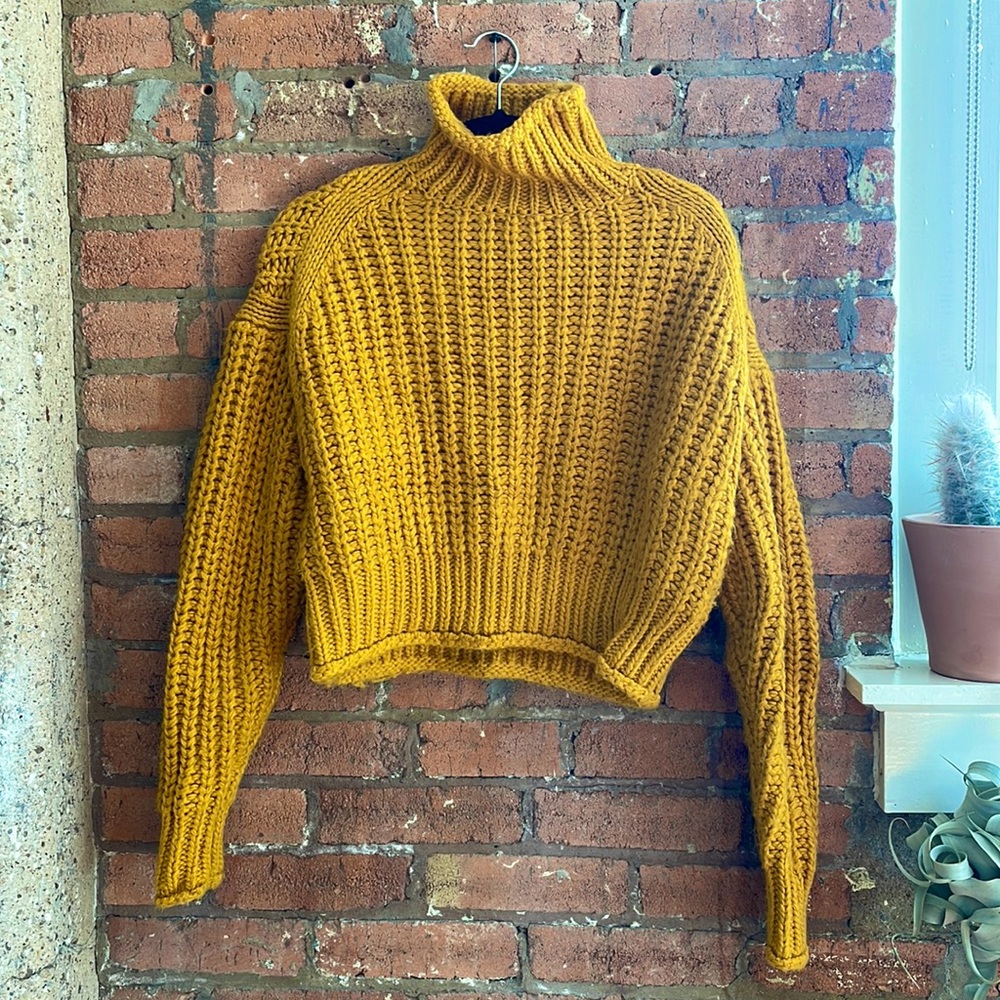 Mustard yellow sweater